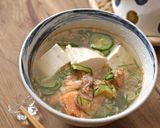 焼き鮭と薬味たっぷり冷や汁作り方7写真