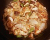 親子丼★絹さやに椎茸も入れといたヨ♪作り方3写真