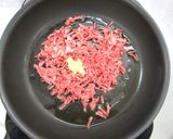米粉キーマカレーと米粉ナン プレート作り方2写真
