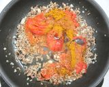 米粉キーマカレーと米粉ナン プレート作り方4写真