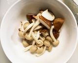 肉無豆腐茄子椎茸生姜あん炒味八宝菜風作り方5写真