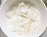肉無豆腐茄子椎茸生姜あん炒味八宝菜風作り方7写真