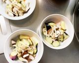 肉無豆腐茄子椎茸生姜あん炒味八宝菜風作り方8写真