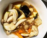 肉無豆腐茄子椎茸生姜あん炒味八宝菜風作り方12写真