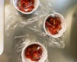 根菜茄子シーフード風味トマト温野菜サラダ作り方9写真