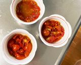 根菜茄子シーフード風味トマト温野菜サラダ作り方10写真