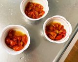 根菜茄子シーフード風味トマト温野菜サラダ作り方11写真