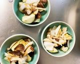 根菜茄子シーフード風味トマト温野菜サラダ作り方15写真