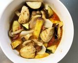 根菜茄子シーフード風味トマト温野菜サラダ作り方19写真