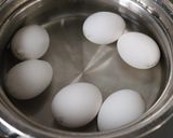 冷蔵庫から出したての卵で作る♪和風の煮卵作り方1写真