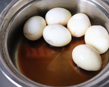 冷蔵庫から出したての卵で作る♪和風の煮卵作り方7写真