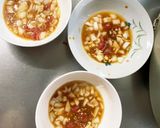 レンジ肉無豆腐梅肉照り焼き味野菜炒め作り方5写真