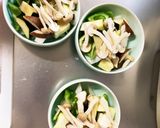 レンジ肉無豆腐梅肉照り焼き味野菜炒め作り方11写真