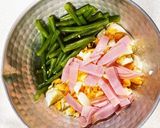 三度豆とハムと玉子のサラダ作り方8写真