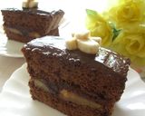 ラムバナナのチョコレートケーキ作り方15写真