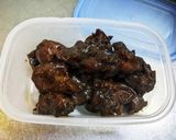 鶏レバーの煮込み♡。作り方6写真