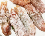 ささみの青じそチーズのはさみ焼き♪作り方2写真