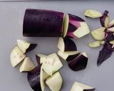 夏和風イタリアン。なすとトマトの大葉炒め作り方1写真