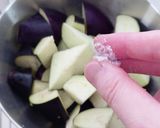 夏和風イタリアン。なすとトマトの大葉炒め作り方2写真