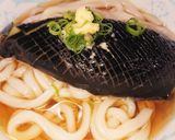 揚げ茄子うどん作り方7写真
