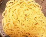 高菜と竹の子油揚げのパスタ作り方2写真
