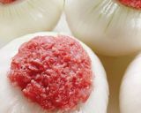絶品！新玉ねぎのチーズ入り肉詰めスープ作り方5写真