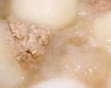 絶品！新玉ねぎのチーズ入り肉詰めスープ作り方7写真