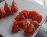 鶏とアボカドとトマトのさっぱりごまラー油作り方1写真