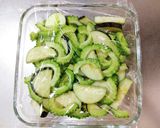 レンジなすゴーヤ★カレーチーズマヨサラダ作り方3写真