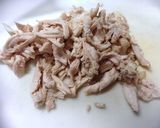 焼きナスと茹で鶏の味噌中華サラダ！作り方3写真