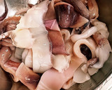 イカの一夜干しとじゃがいも味噌炒め作り方1写真