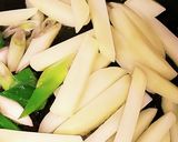 イカの一夜干しとじゃがいも味噌炒め作り方4写真