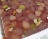 白桃缶、青いパパイヤのコンポート寒天寄せ作り方8写真