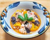鶏もも肉とナスとパプリカのトマト煮作り方8写真