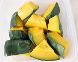 夏こそ工夫⁉レンジかぼちゃで煮物もどき作り方1写真
