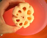 ✿れんこんのミートローフ✿作り方1写真
