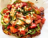 オムライス用のライスの残りのライスピザ作り方5写真