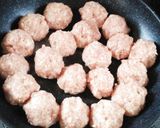 ◆肉団子とキャベツのトマトソース煮◆作り方3写真