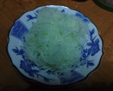 千切り大根の生ハム巻き作り方1写真