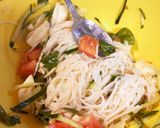 そうめんアレンジ！イタリアパスタ風サラダ作り方2写真