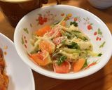 そうめんアレンジ！イタリアパスタ風サラダ作り方3写真