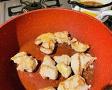 さっぱり豚角切りと蒟蒻パプリカの黒酢炒め作り方4写真
