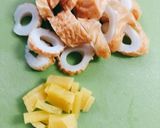 竹輪とたくあん炒め作り方1写真