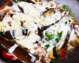 なすとピーマンの甘辛醤油炒め&チーズのせ作り方7写真