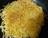 プレス焼きそばの豚キャベツがけ作り方4写真