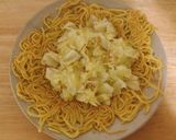 プレス焼きそばの豚キャベツがけ作り方6写真