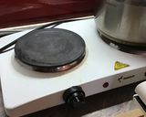 北マケドニアによくある電熱器での炊飯作り方1写真