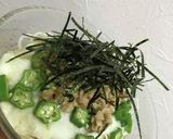 ダイエット中！ズボラのオクラ納豆素麺！作り方4写真
