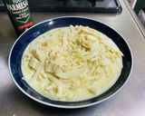 【豆乳】真っ白のクリームパスタ作り方8写真