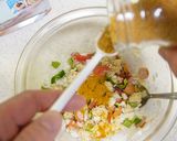 レンジでオートミールカレーチャーハン作り方4写真
